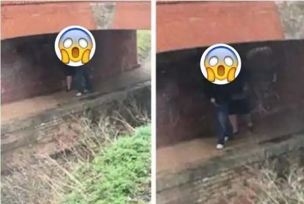 D!sgust!ng! Couple Caught Having $ex Under Bridge (!8+ Photos)